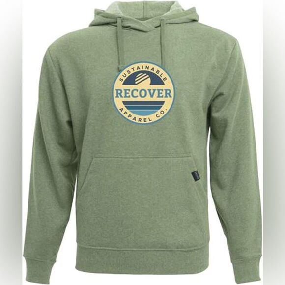 Recover unisex recycled polyester sweatshirt green size large NWT in packaging - Picture 1 of 3